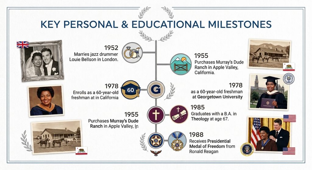Personal and Educational Milestones of Pearl Mae Bailey