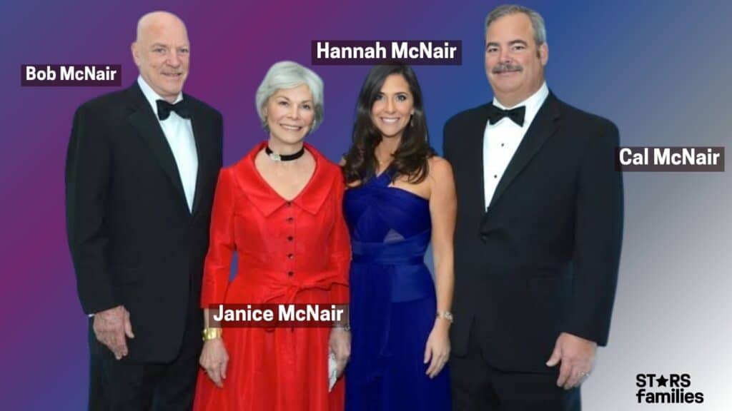 Cal McNair with his wife and parents .